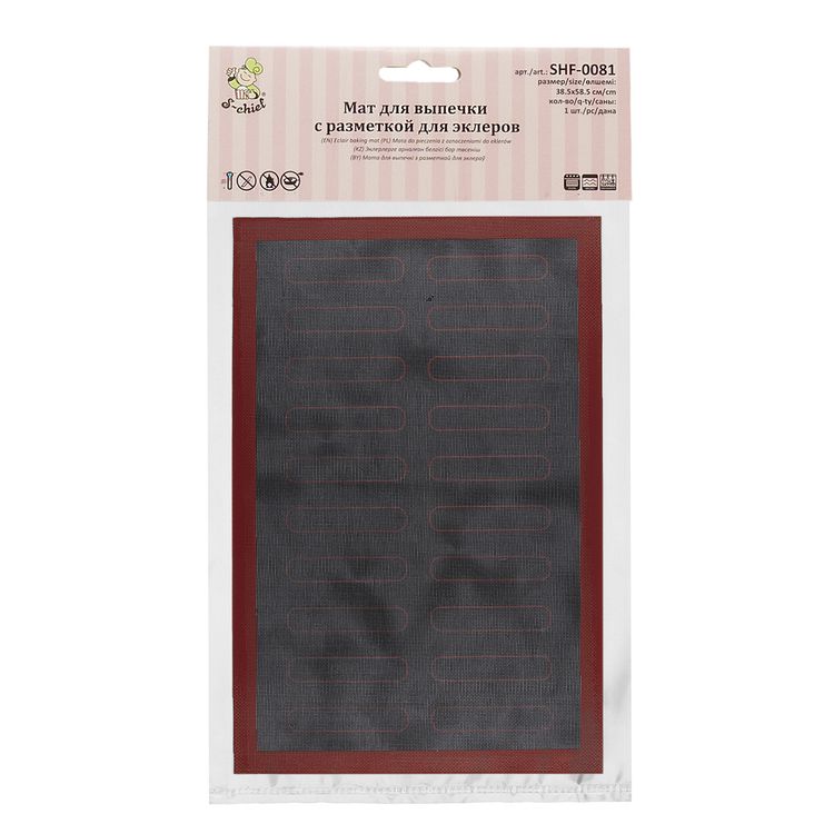 Мат для выпечки с разметкой для эклеров, S-CHIEF — картинка 2