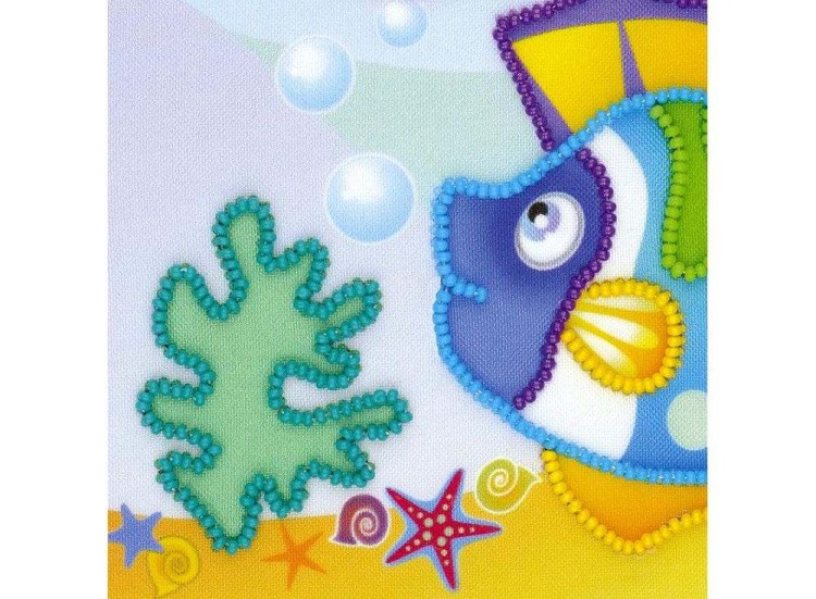 Набор вышивки бисером «Морские рыбки» — картинка 4