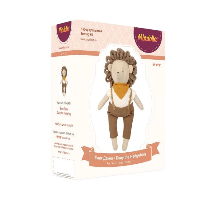 Набор для шитья «Ежик Дэнни» — картинка 4