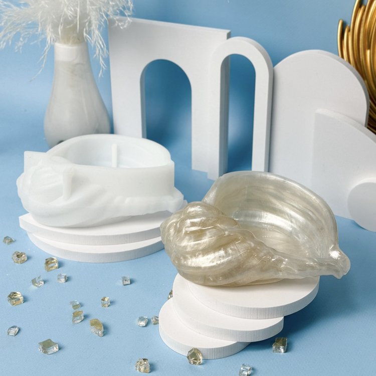 Силиконовый молд - Ракушка №3, 14,7x6см, 1 шт. — картинка 3