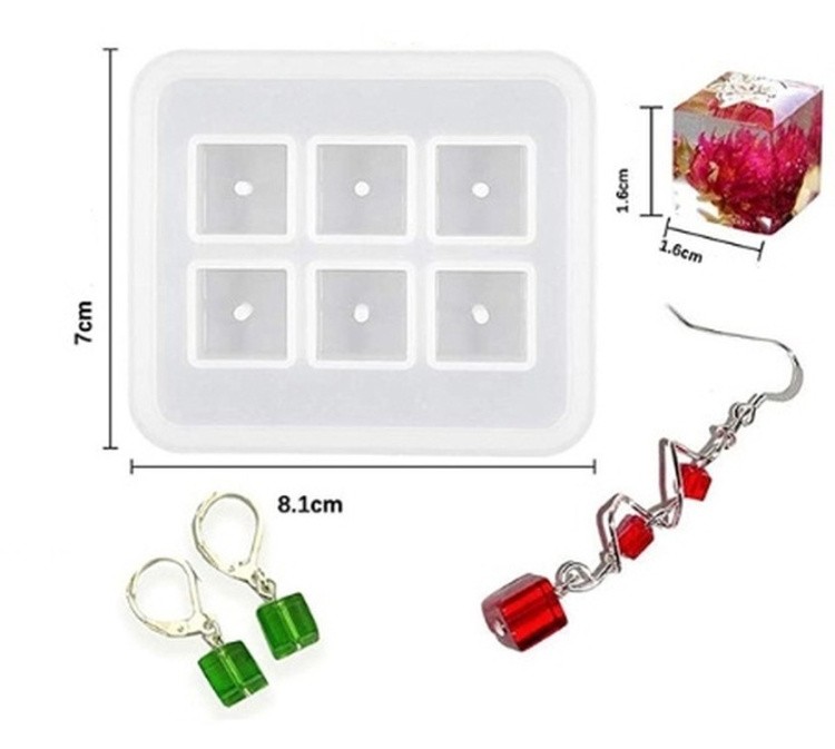 Силиконовый молд для квадратных бусин — картинка 2