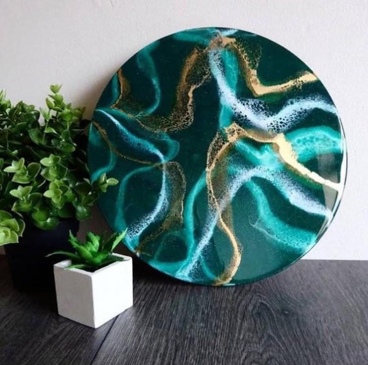 Набор для создания картины эпоксидной смолой Resin Art 5 colors, Art Blong — картинка 3