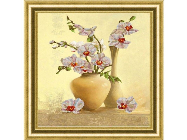 Рисунок на ткани «Орхидея»