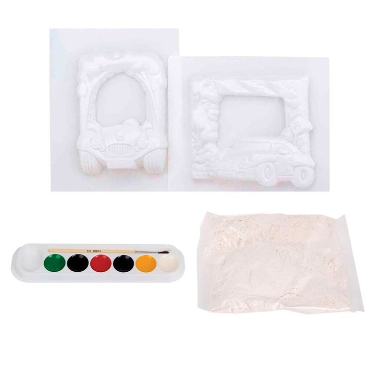 Набор для отливки фоторамок из гипса «Автомобили» — картинка 2