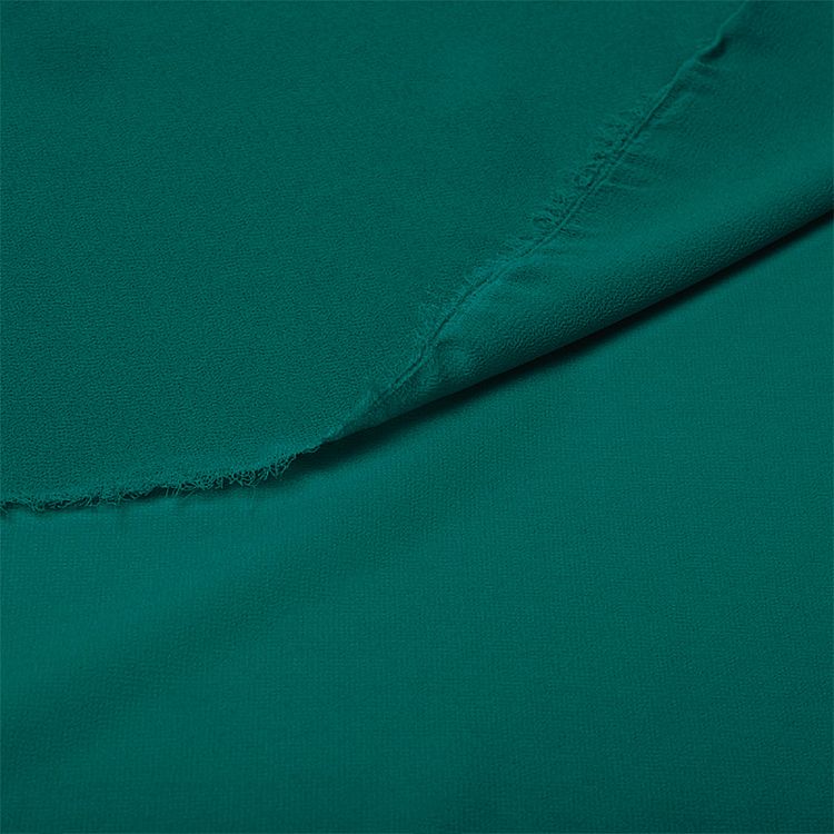 Ткань Креп-шифон, 5 м, ширина 150 см, 105 г/м2, цвет: бирюзовый, TBY — картинка 4