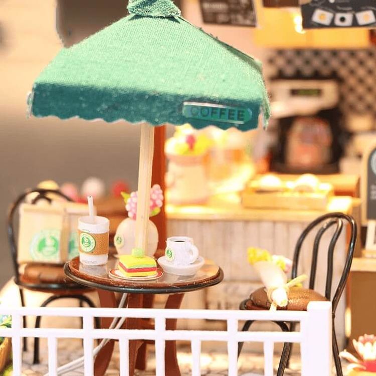 Сборная модель Румбокс. Миниатюрная Кофейня «Coffee Time» — картинка 7