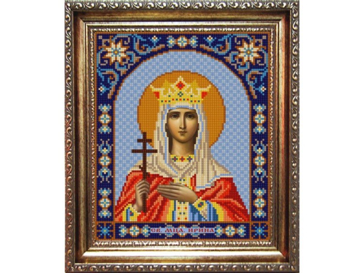 Рисунок на ткани «Св.Ирина»