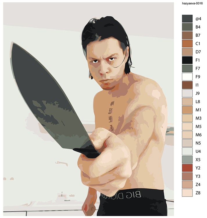 Картина по номерам «Твич стримеры Хазяева: Frame Tamer 2» — картинка 2