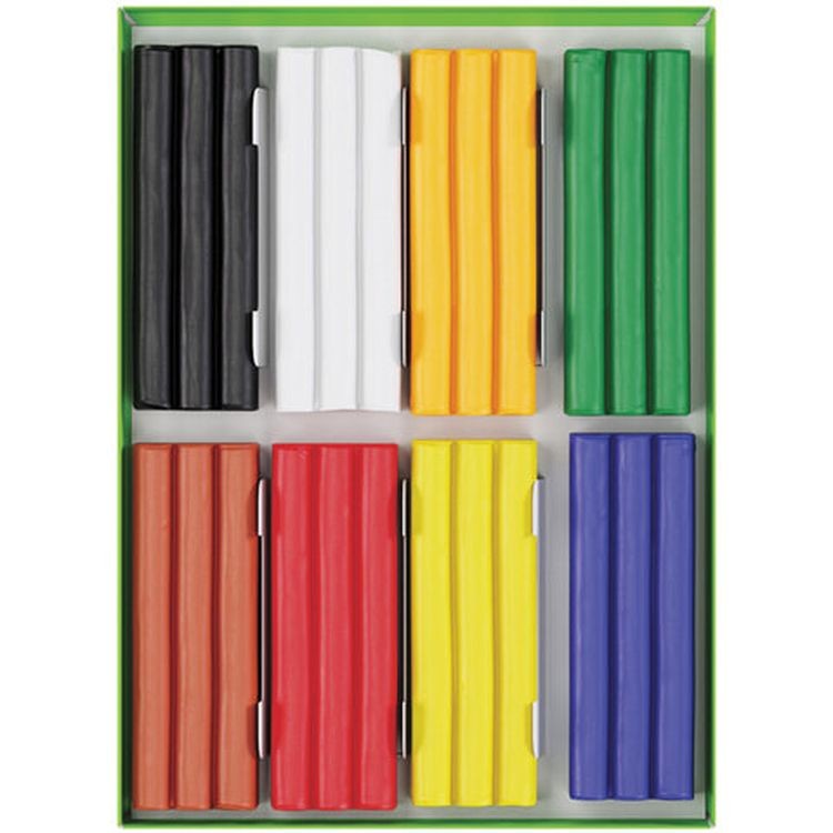 Пластилин восковой Gamma «Пчелка», 8 цветов, 120 г, со стеком — картинка 2