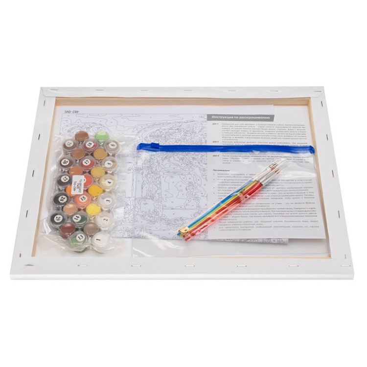 Картина по номерам «Натюрморт с кружкой пива» — картинка 3