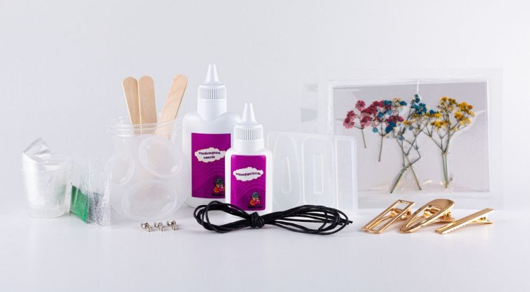 Набор для творчества с эпоксидной смолой «Природные украшения» — картинка 2