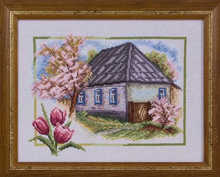 Набор для вышивания «Весна в деревне» — картинка 2