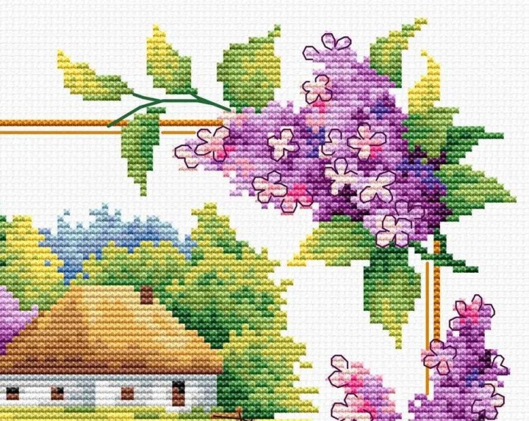 Набор для вышивания «Родные просторы. Сирень» — картинка 5