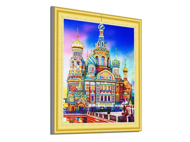 Алмазная вышивка 5D «Храм Спаса на Крови» — картинка 4