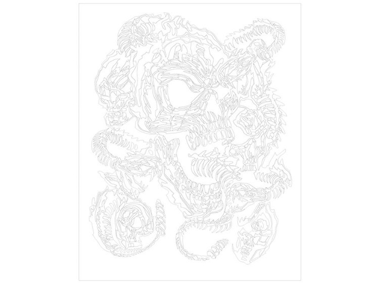 Картина по номерам «Гнев» — картинка 3