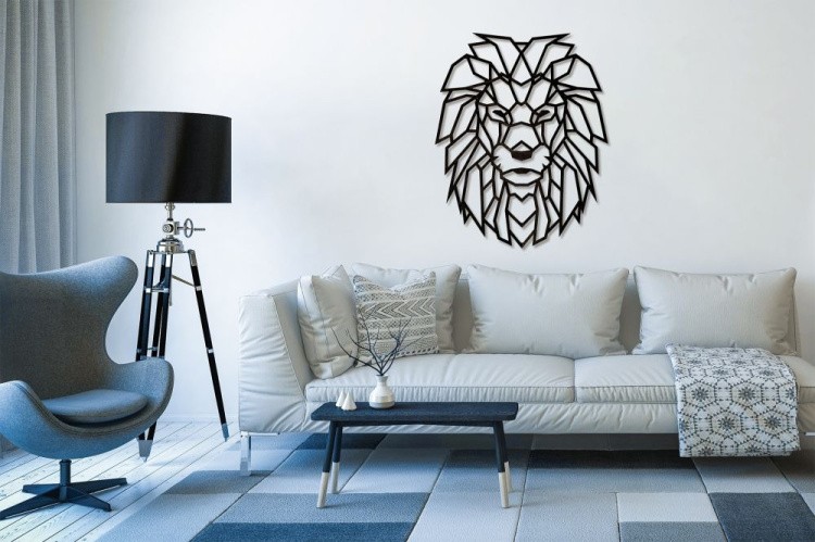 Деревянный интерьерный пазл «Лев», Eco Wood Art — картинка 3