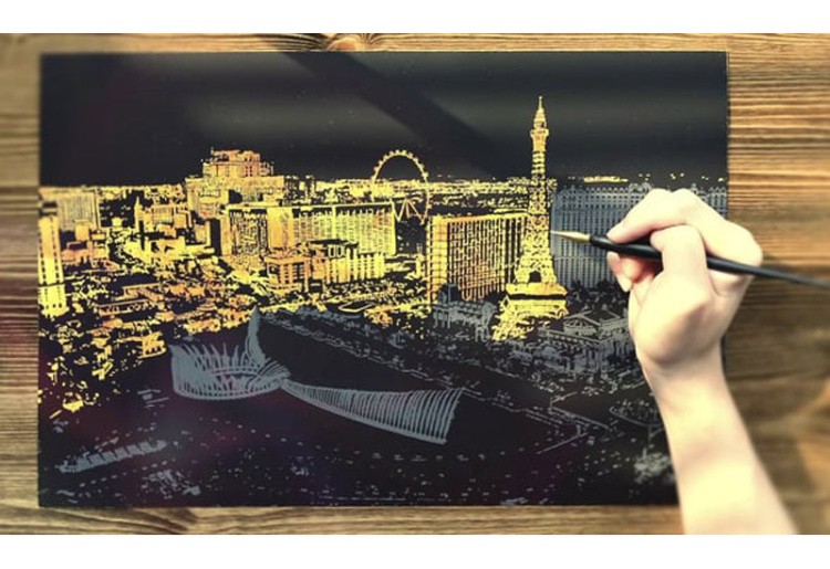 Скретч-картина «Лас-Вегас» — картинка 2