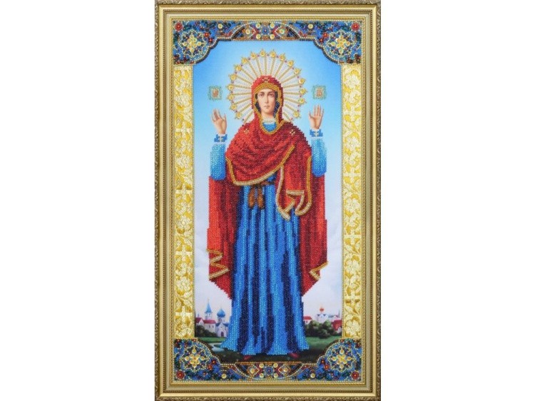 Набор для вышивания бисером «Икона Божьей Матери «Нерушимая стена»