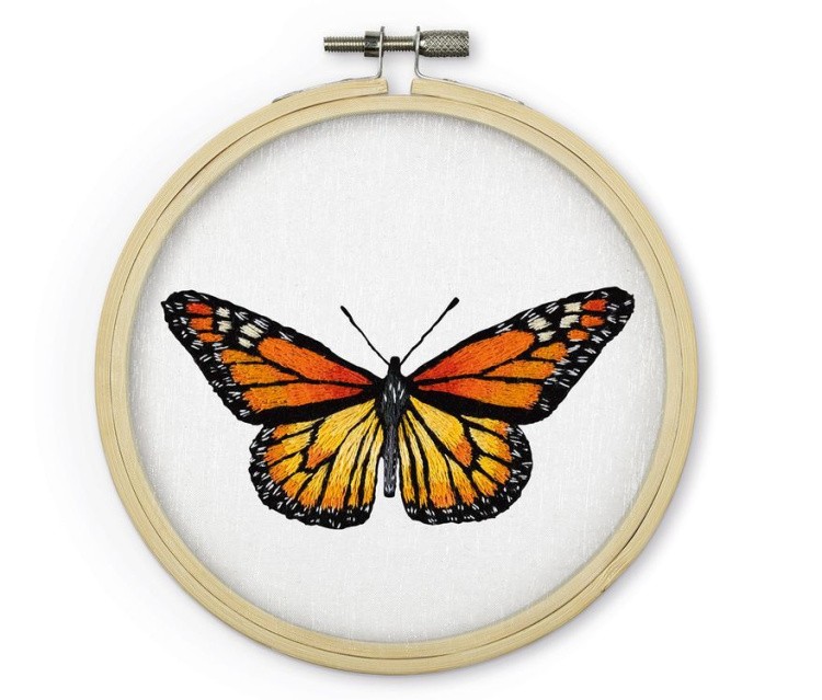 Набор для вышивания «Бабочка. Монарх»