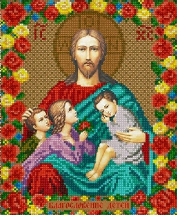 Рисунок на ткани «Благословение детей»