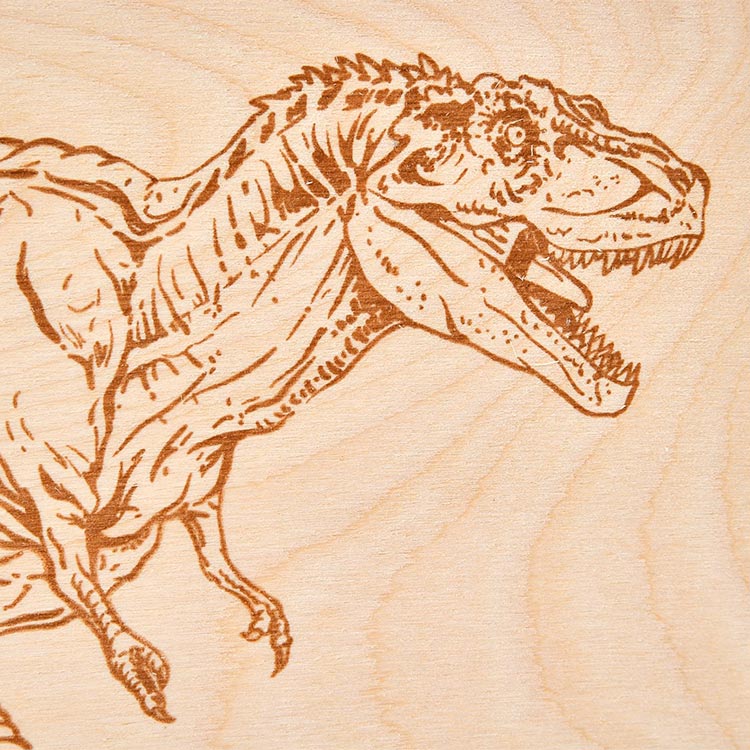 Доски для выжигания, 5 штук, серия Динозавры — картинка 3