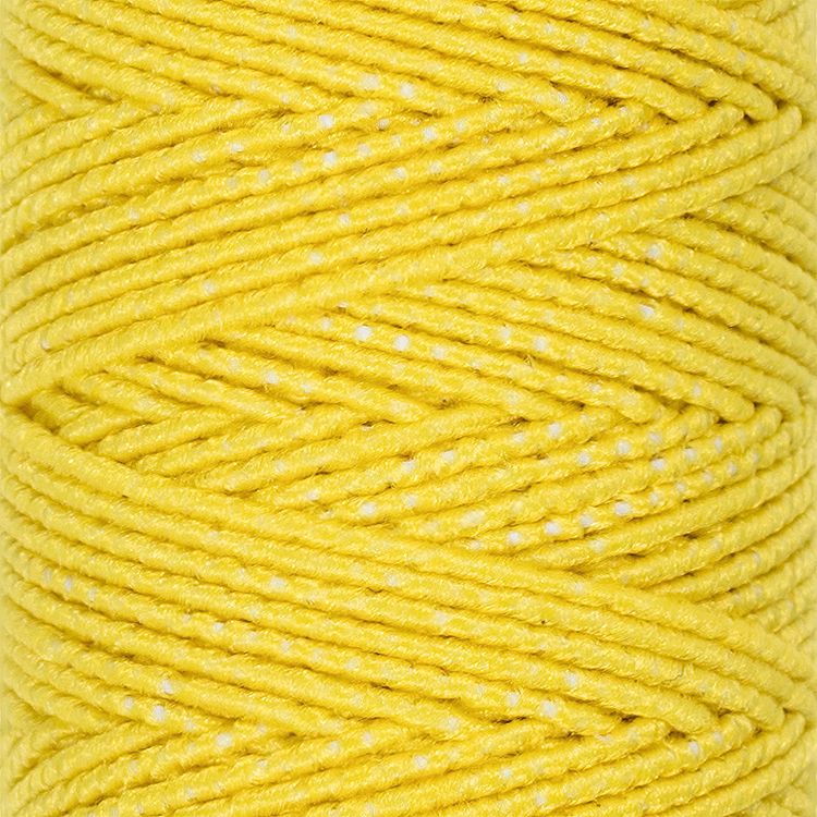 Нитки «спандекс», 60% латекс, 40% полиэстер, 10 шт. по 25 м, цвет: №385 ярко-желтый, Gamma — картинка 2