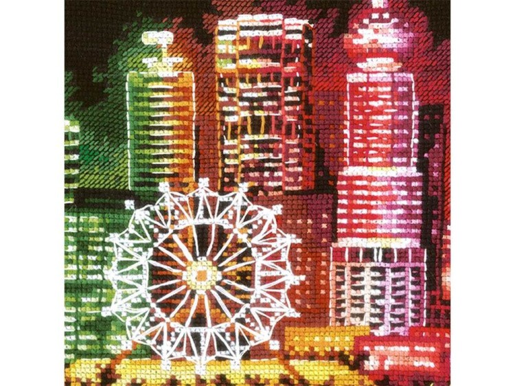Набор для вышивания «Ночной город» — картинка 2