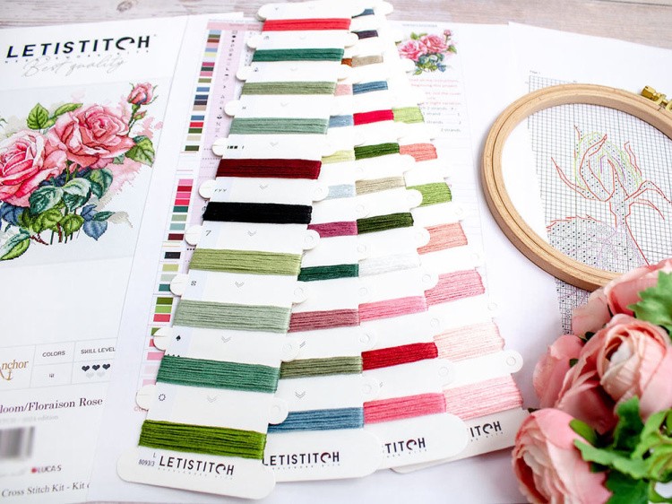 Набор для вышивания «Pink Bloom (Розовое цветение)» — картинка 5