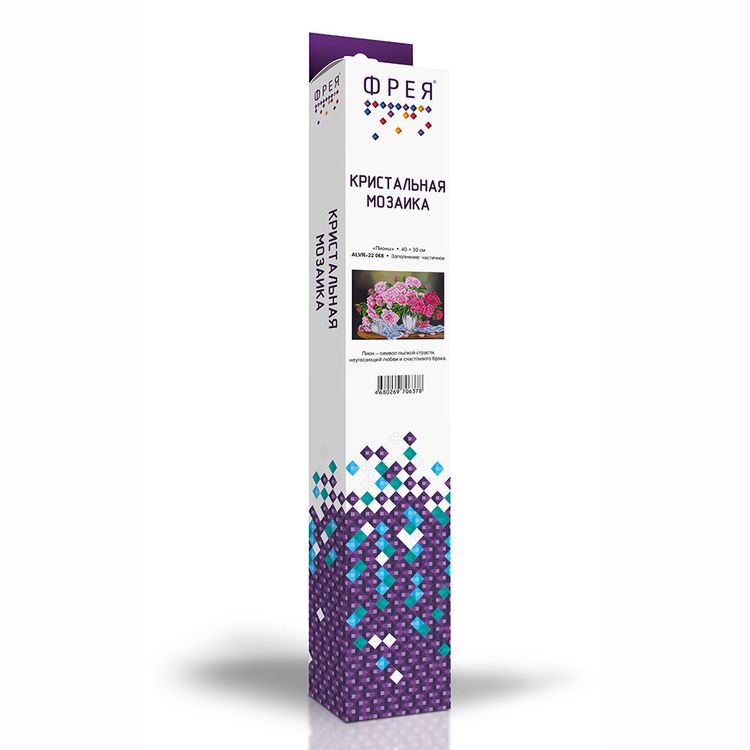 Алмазная вышивка «Пионы» — картинка 2