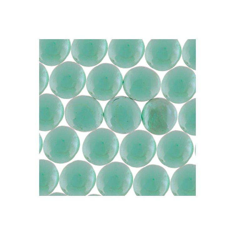 Стеклянные камни марблс №01 зеленые GLG-01/17, 17-19 мм, 340 г, Blumentag 