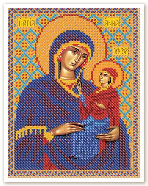 Рисунок на ткани «Святая Анна с Младенцем Марией»