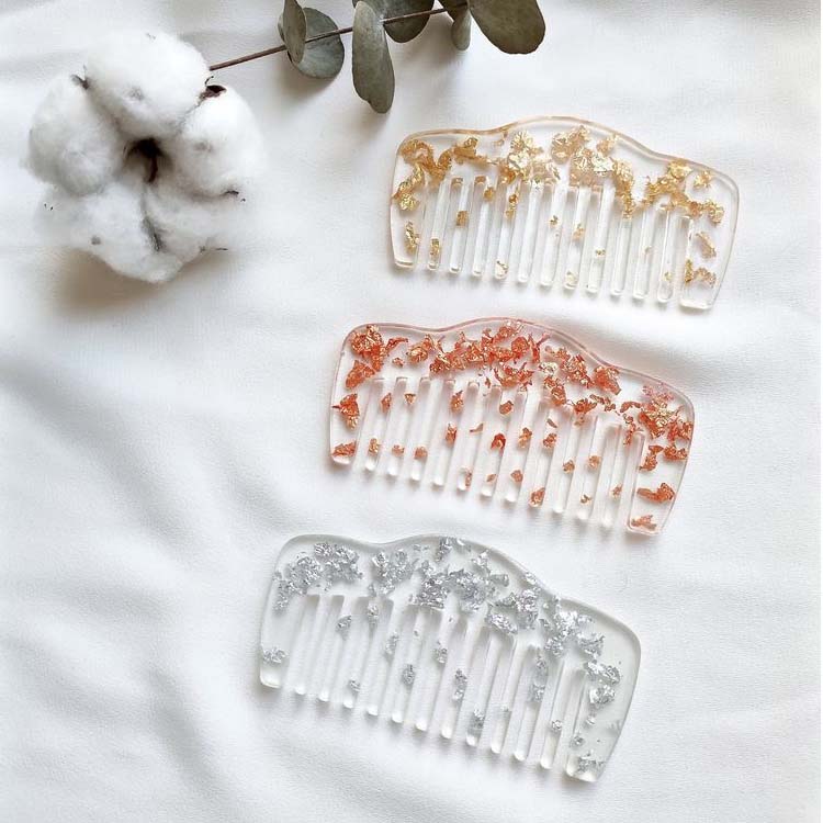 Силиконовый молд - Расческа №2, 9x5см — картинка 2