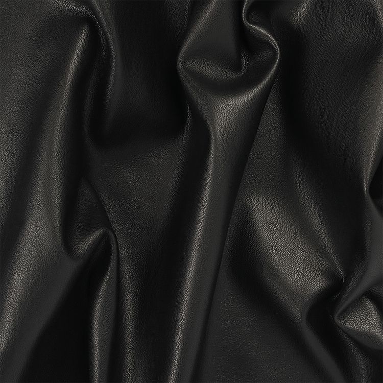 Кожа на замше, 5 м x 137 см, 280 г/м², цвет: черный, TBY — картинка 5