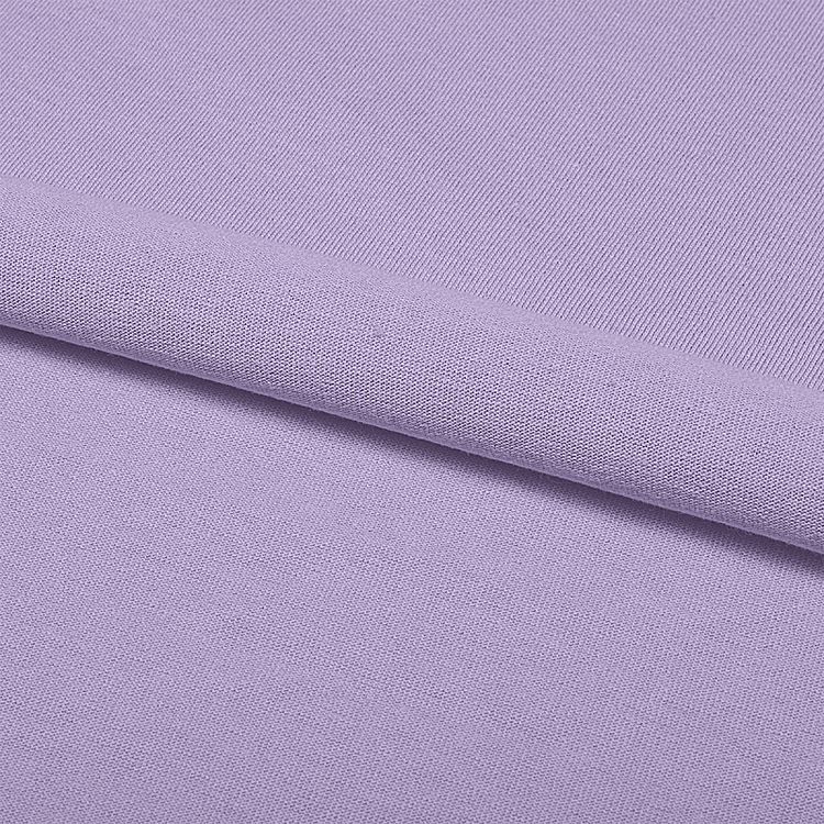 Ткань трикотаж Кулирка хлопок, 6 м, ширина 100+100 см, 145 г/м2, цвет: лаванда, TBY — картинка 4
