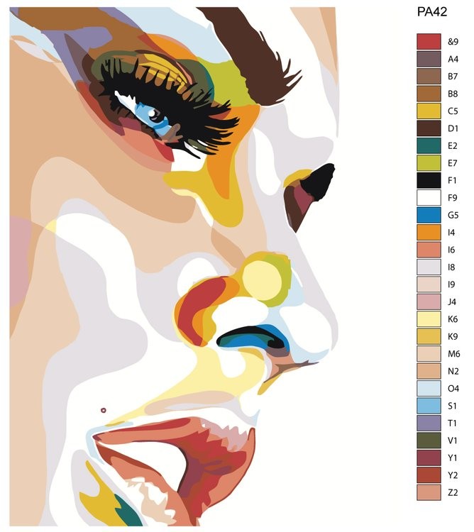 Картина по номерам «Радужное настроение» — картинка 2