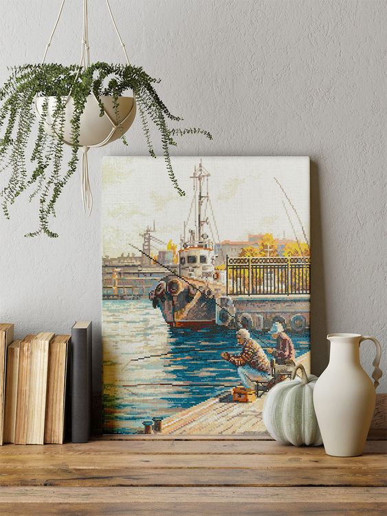 Алмазная вышивка «Выходной» — картинка 3