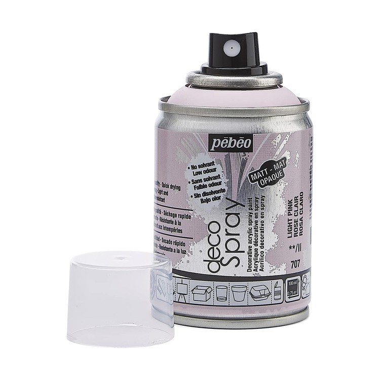 Краска на водной основе decoSpray, 093707 Светло-розовый — картинка 2