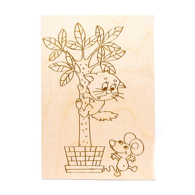 Доски для выжигания, 10 штук, сложность рисунков Новичок — картинка 3