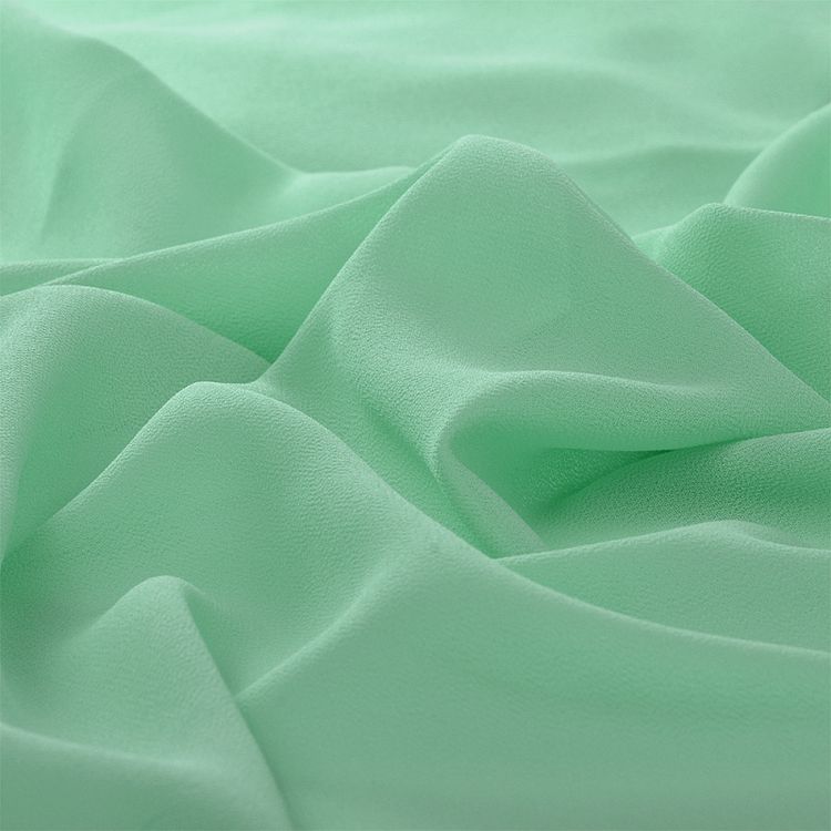 Ткань Креп-шифон, 5 м, ширина 150 см, 105 г/м2, цвет: полынь, TBY — картинка 3