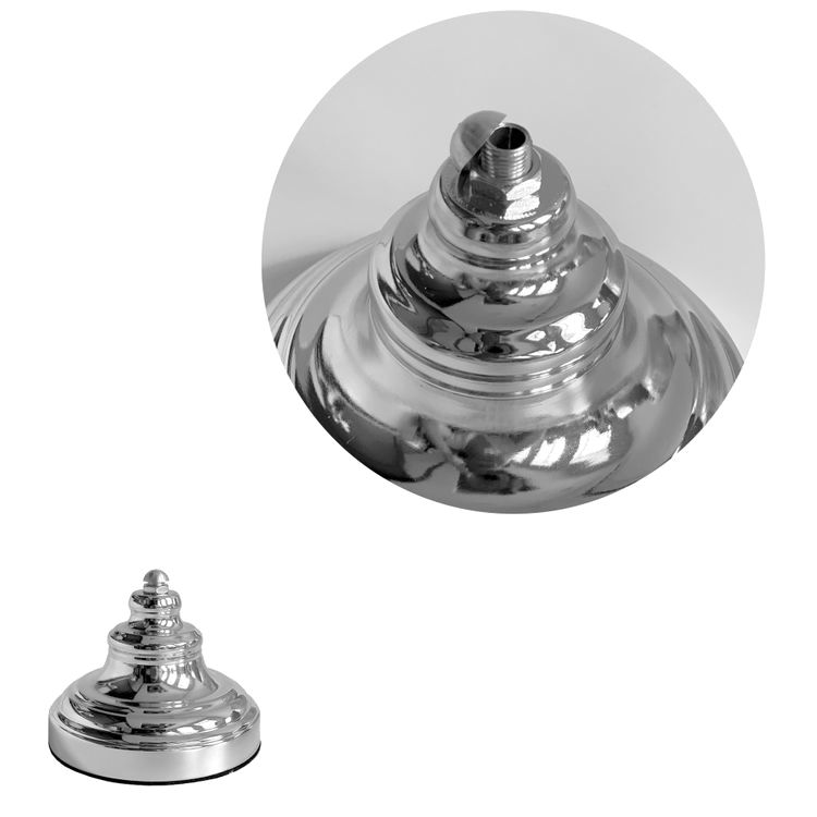 Основание для вазы серебряное, 9 см — картинка 2