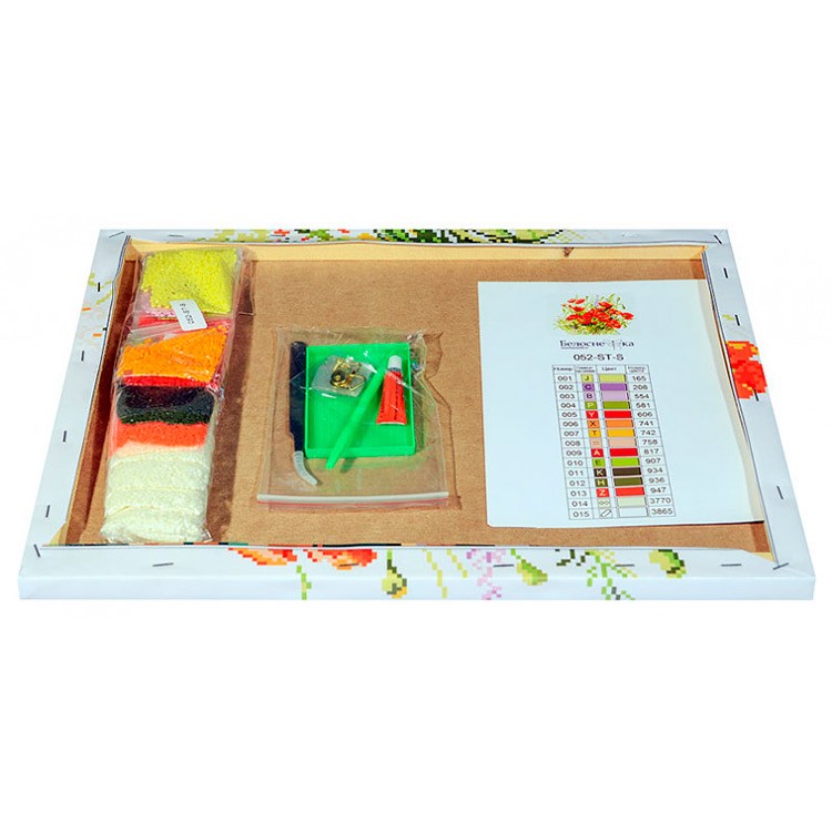 Алмазная вышивка «Танцующие маки» — картинка 3