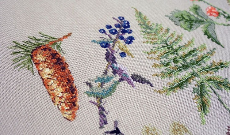 Набор для вышивания «Белые грибы» — картинка 4