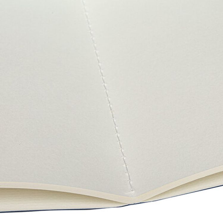 Скетчбук для акварели, 200 г/м2, 195х195 мм, среднее зерно, 20 л., сшивка, резинка, синий, BRAUBERG ART — картинка 5