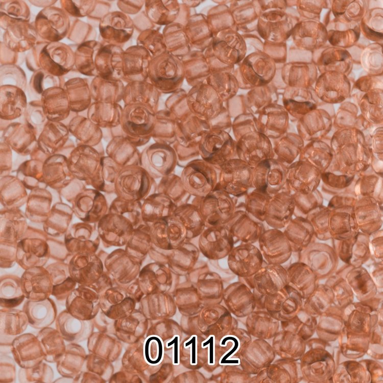 Бисер Чехия круглый 5 10/0, 2,3 мм, 500 г, цвет: 01112 светло-коричневый