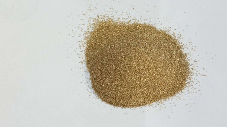 Песок окрашенный золото Art Blong 150 г, (фракция 0,1-0,6 мм)
