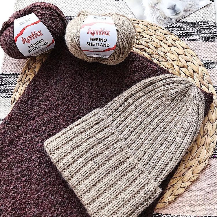 Пряжа Katia Merino Shetland (100), меланж, 5 шт. по 50 г — картинка 3