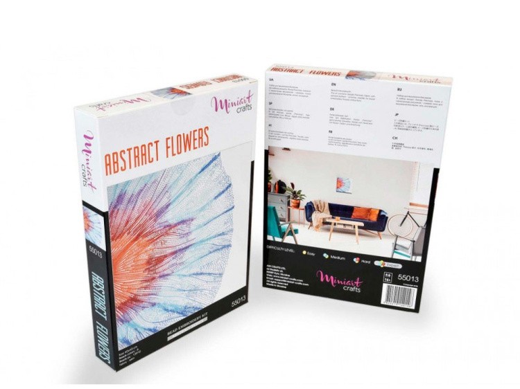 Набор вышивки бисером «Абстрактный Цветок» — картинка 4