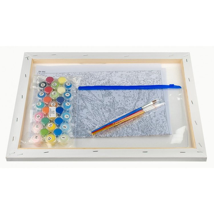 Картина по номерам «Космический бык» — картинка 3