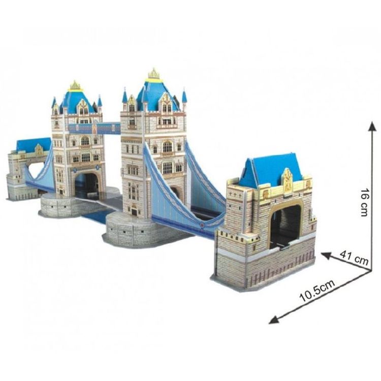 3D-пазл CubicFun Тауэрский мост (Великобритания) (серия Мини) — картинка 3