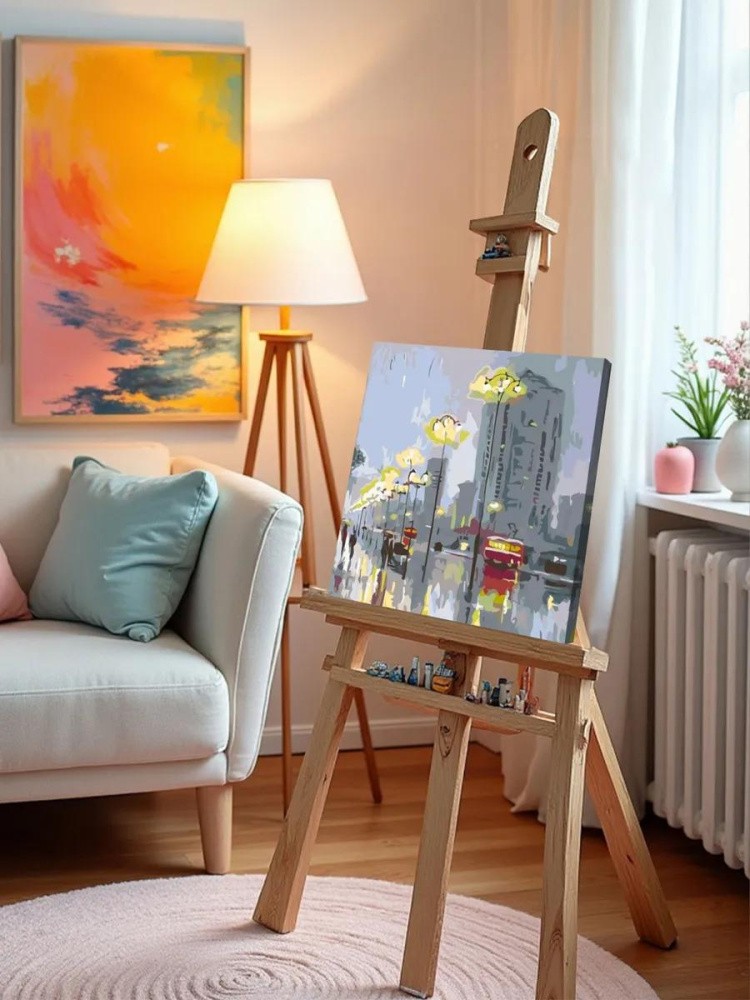 Картина по номерам «Городской вечер» — картинка 10